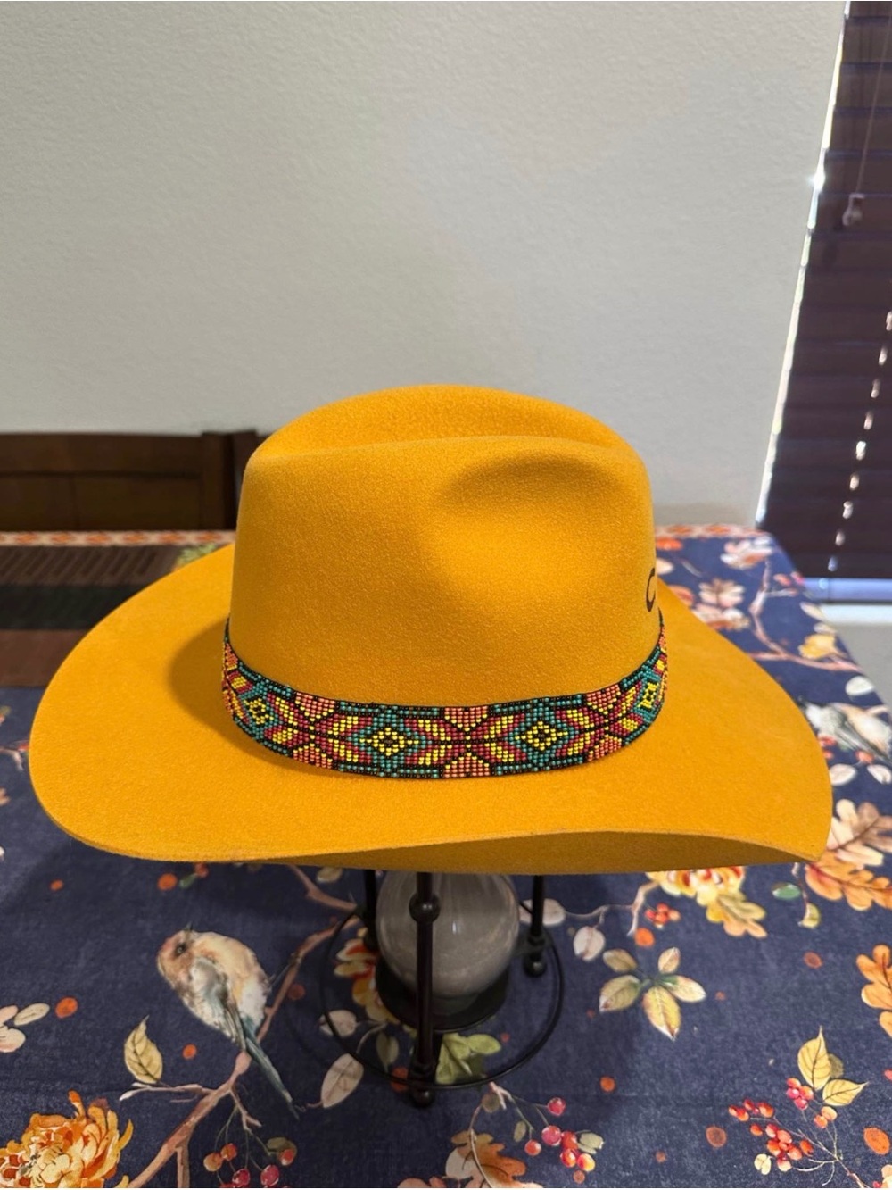 Charlie One Horse Yellow Hat 7 1/8